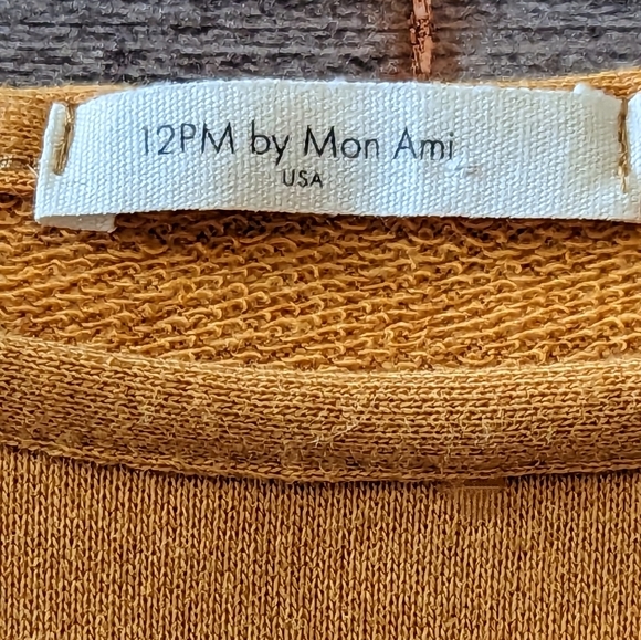 12 pm by Mon Ami Mustard Yellow Tunic With Tiger - Picture 6 of 14